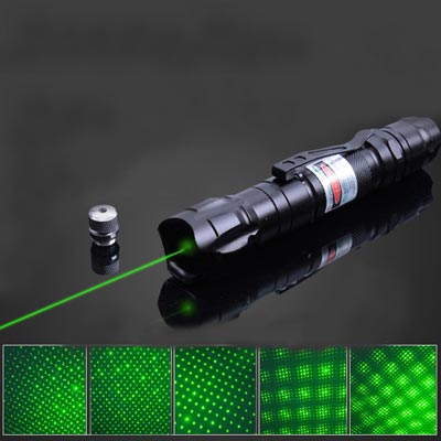 Cheap 5in1 Green Beam Laser Pointer 60mW Waterproof Laser Pen Stars