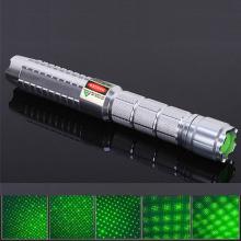 High Quality 50mW Green Beam Laser Pointers 5in1 Handheld Flashlight