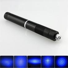 1000mW Powerful Blue Laser Pointer 5in1 Black Flashlight